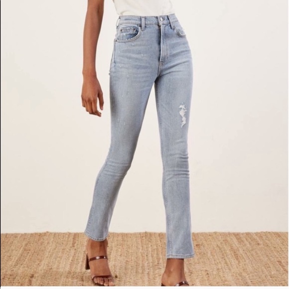 Reformation Pants - Reformation Hepburn high skinny jeans Sz 29